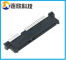 SATA7+15PIN母座直插單排腳SATA直插座子連接器廠家